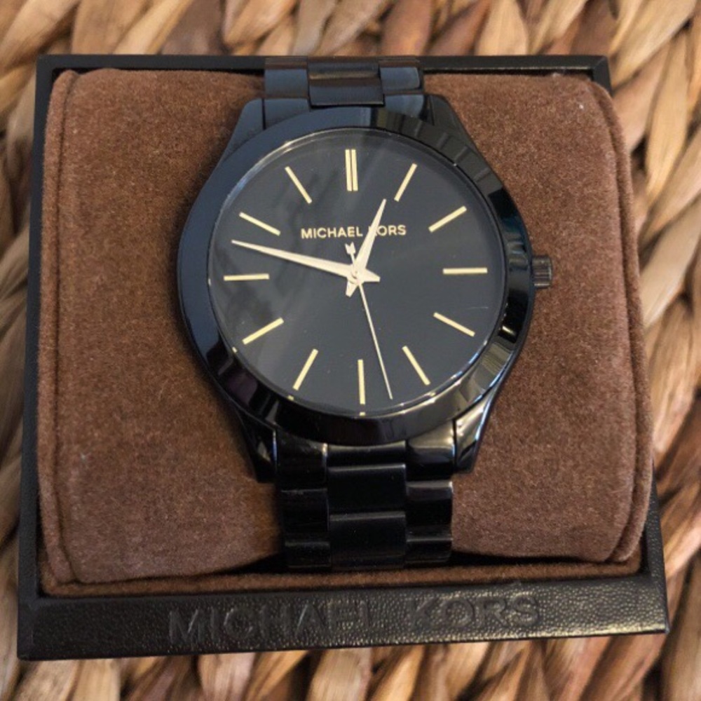 BLACK unisex MICHAEL KORS watch